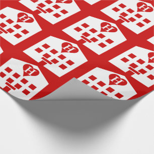 Love Hotel Japanese Emoji Wrapping Paper