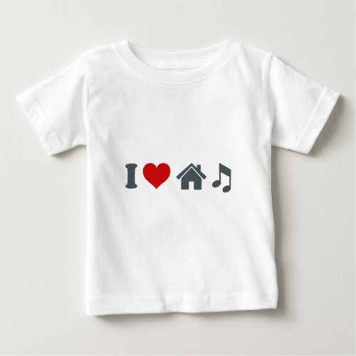 Love House Music Baby T_Shirt