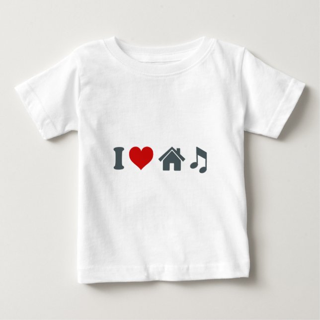 Love House Music Baby T-Shirt (Front)