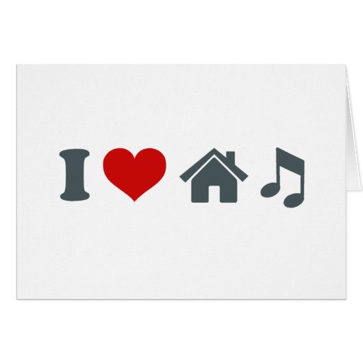 Love House Music Cards (Front Horizontal)