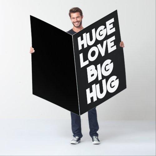 LOVE HUG HUGE BIRTHDAY BIGGEST BIG GREETING CARD