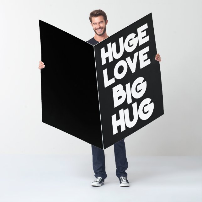 LOVE HUG HUGE BIRTHDAY BIGGEST BIG GREETING CARD (In Situ)
