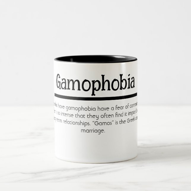  Love Humor Typography | Two-Tone Coffee Mug (Center)