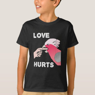 Love Hurts Galah Cockatoo Parrot Premium T-Shirt