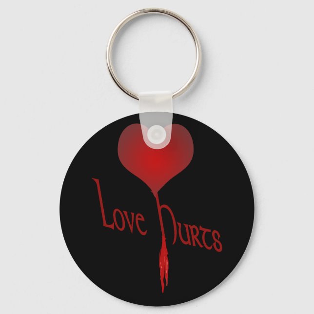 Love Hurts Keychain (Front)