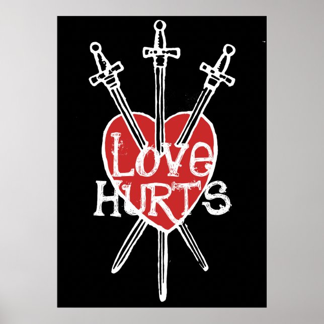 LOVE HURTS POSTER (Front)