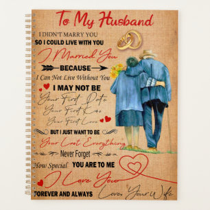 Love Husband   Letter To My Husband I Love You Planner