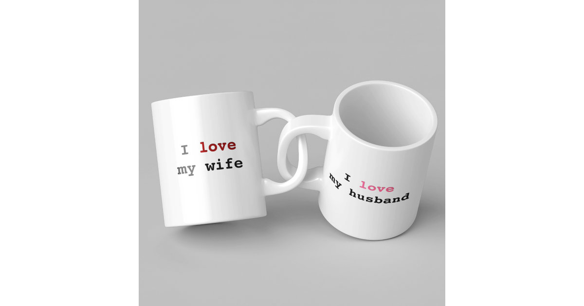 WIFE COFFEE MUG, Wifey for Lifey Mug, White Coffee Cups, Cute