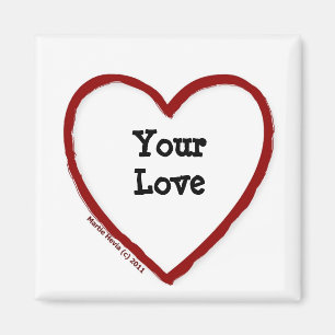 Love - I Heart (Fill In) - Magnet