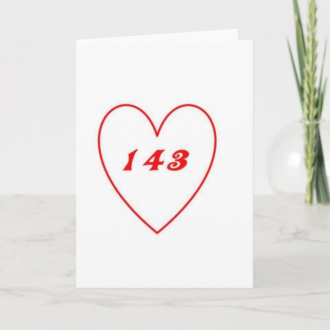 Love, I Love You Card (Front)