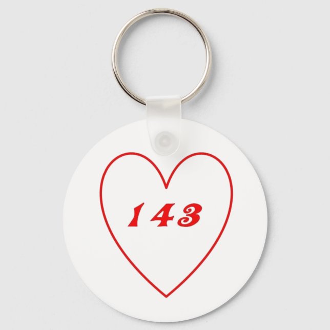 Love, I Love You Keychain (Front)