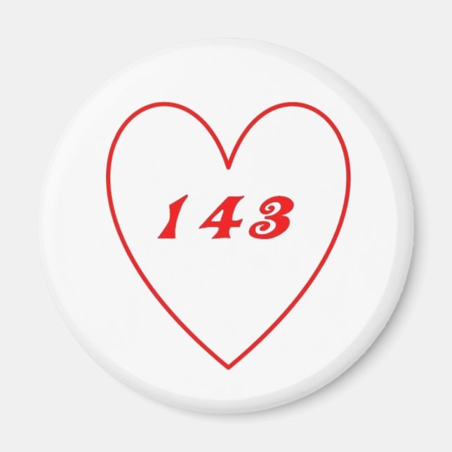 Love, I Love You Magnet (Front)