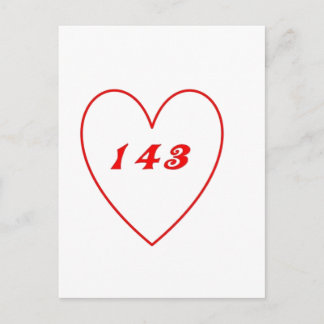 Love, I Love You Postcard