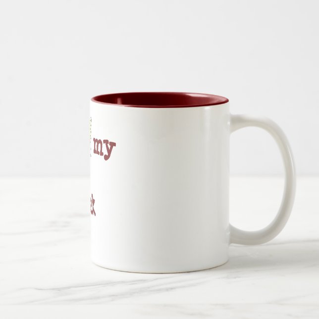 love, I          myGeek Two-Tone Coffee Mug (Right)