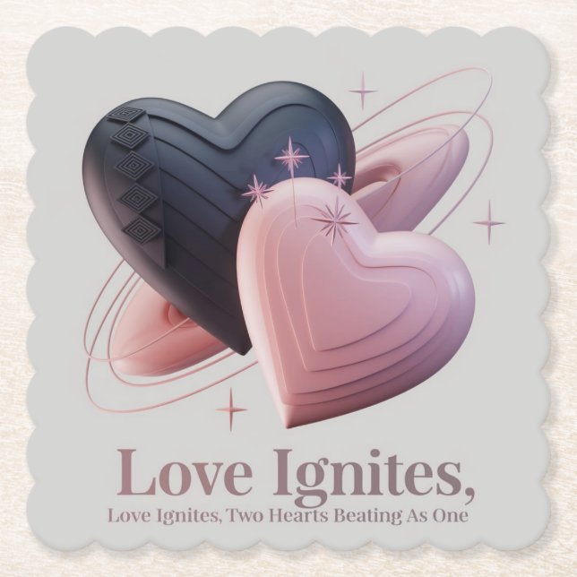Love Ignites Couples Coaster (Front)