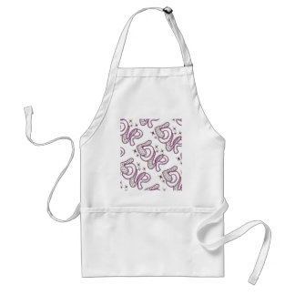 Love in 1960s style adult apron