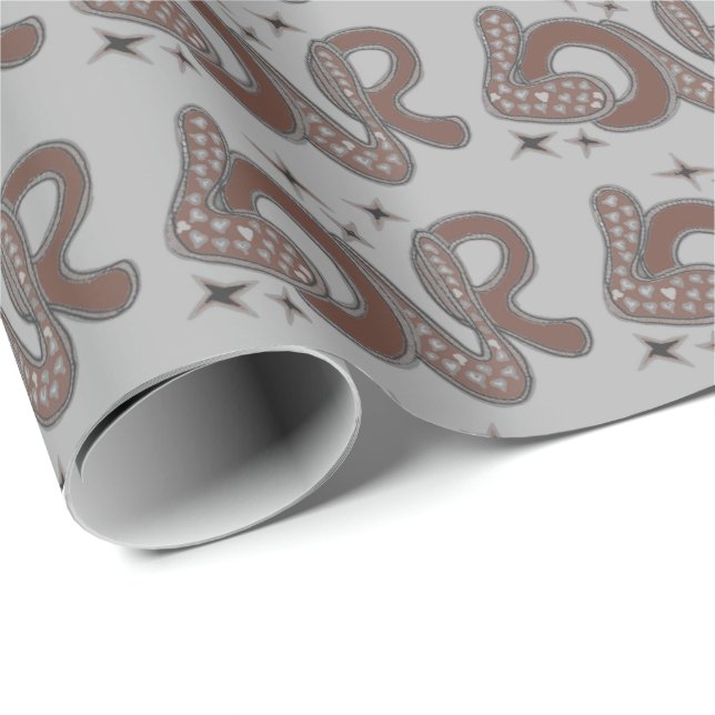 Love in 1960s style wrapping paper (Roll Corner)