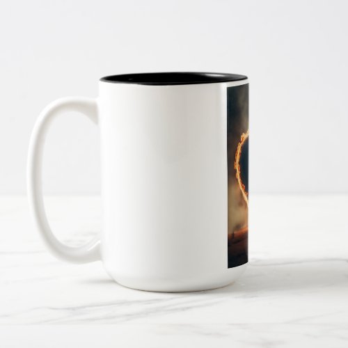Love in a air Two_Tone coffee mug