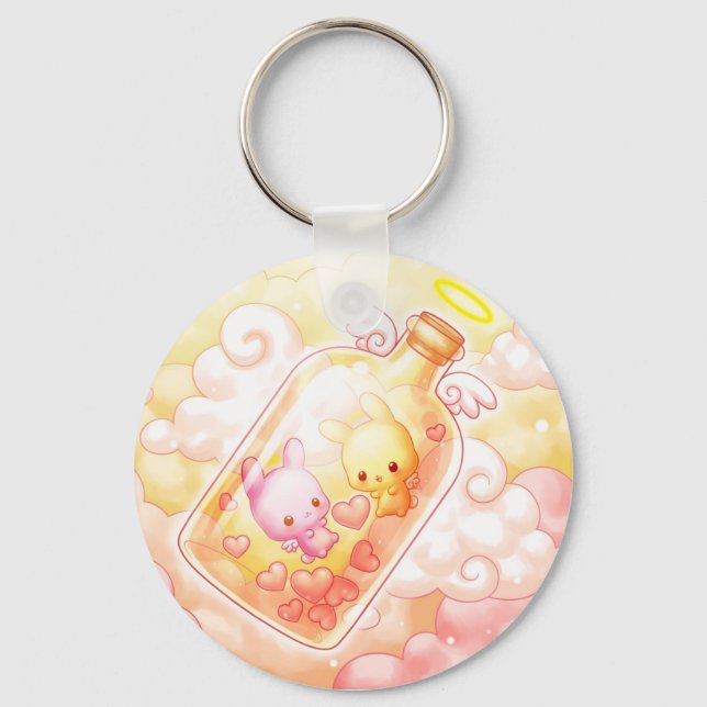 Love in a Bottle Keychain (Front)