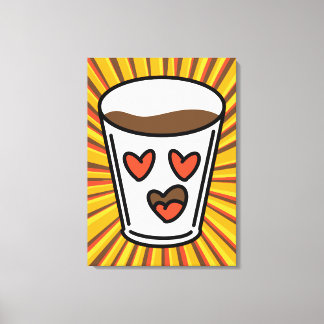 Love in a Cup Canvas Print