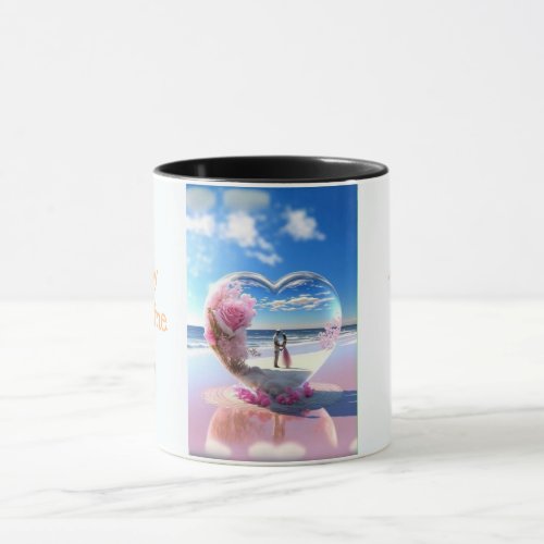 Love in a Mug Happy Valentines Day Transparent H Mug