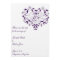 Love in Any Language in Purple Save the Date card