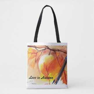 Love in Autumn Tote Bag