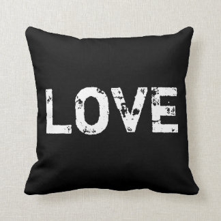 Love in Black and White Pillow