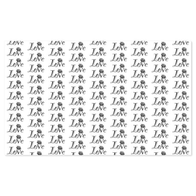Love in Bloom: A Creative Lettering Self-inking Stamp (Design)