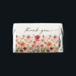 Love in Bloom Bridal Shower Chocolate Stickers Hershey's Miniatures<br><div class="desc">This beautiful design features an arrangement of soft pastel beautiful wildflowers that are realistic and a modern script (editable color) font. Customize with your own bridal shower name. Hershey's miniature chocolate favors. See the entire collection for more matching items</div>
