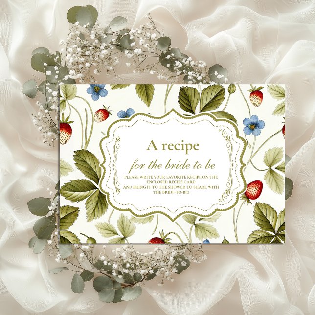 Love in Bloom Bridal Shower Enclosure Card (Creator Uploaded)