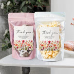 Love in Bloom Bridal Shower Food Snack Labels<br><div class="desc">This beautiful design features an arrangement of soft pastel beautiful wildflowers that are realistic and a modern script (editable color) font. Customize with your own bridal shower name. Place labels on bridal shower thank you favors. Perfect for treat bags, favor bags, food favor bags. See the entire collection for more...</div>