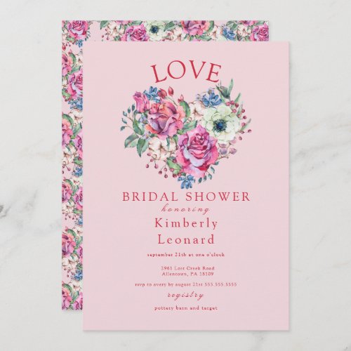 Love in Bloom Bridal Shower Invitation