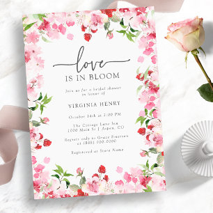 Love In Bloom Bridal Shower Invitation