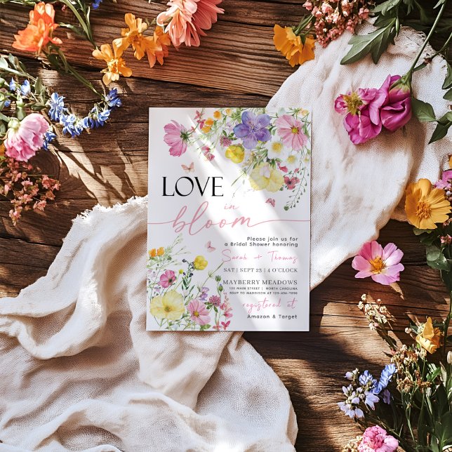 Love in Bloom Bridal Shower Invitation (Creator Uploaded)