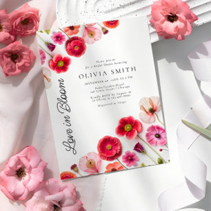 Love In Bloom Bridal Shower Invite