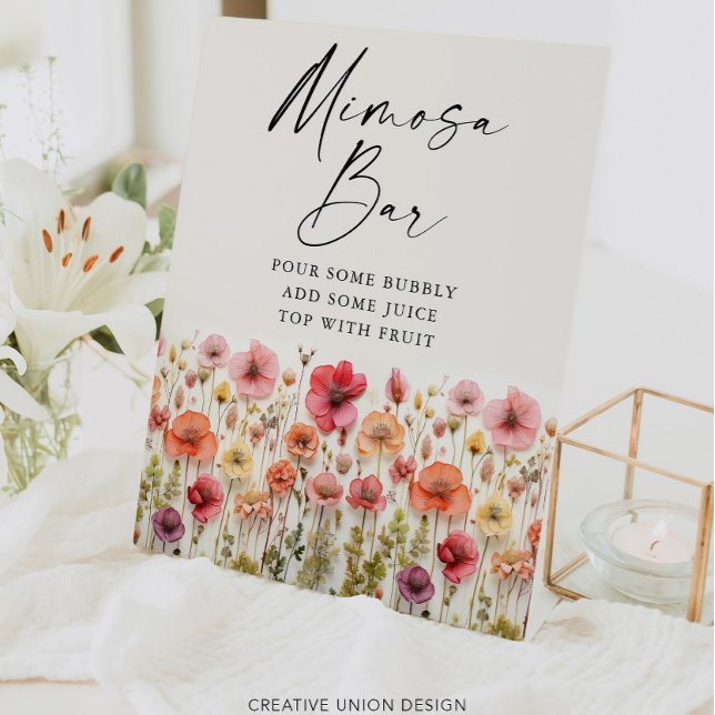 Love In Bloom Bridal Shower Mimosa Bar Sign (Creator Uploaded)