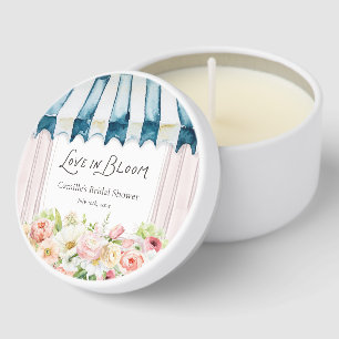 Love in Bloom Bridal Shower Mini Candle Favors