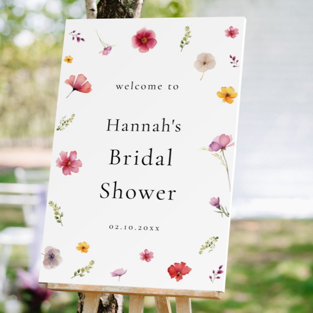 Love in Bloom Bridal Shower Welcome Foam Board (Creator Uploaded)