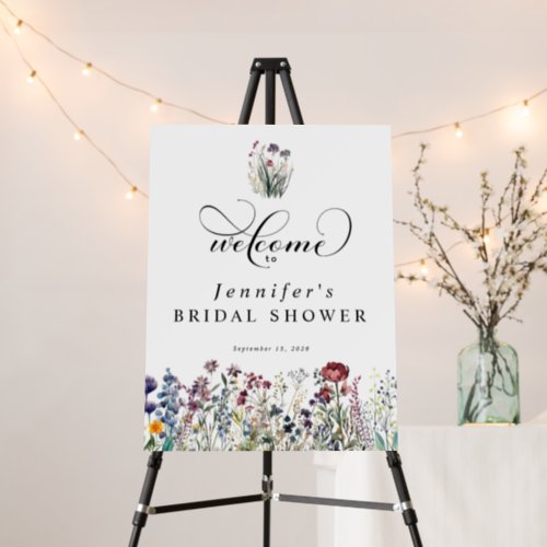 Love in Bloom Bridal Shower Welcome Sign