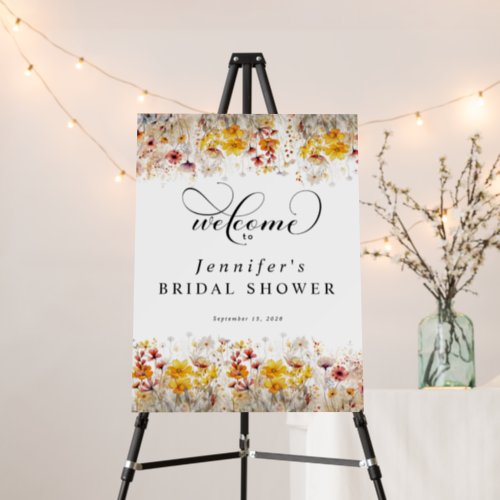 Love in Bloom Bridal Shower Welcome Sign