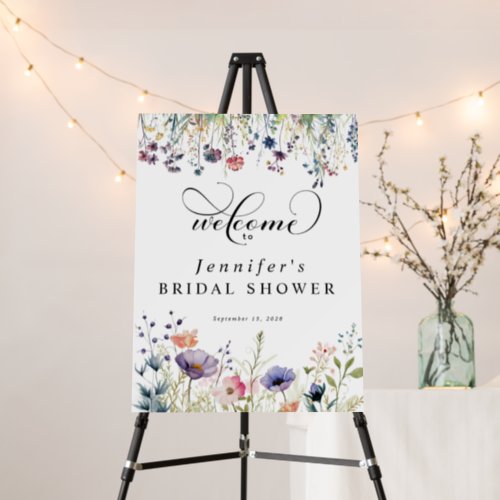 Love in Bloom Bridal Shower Welcome Sign