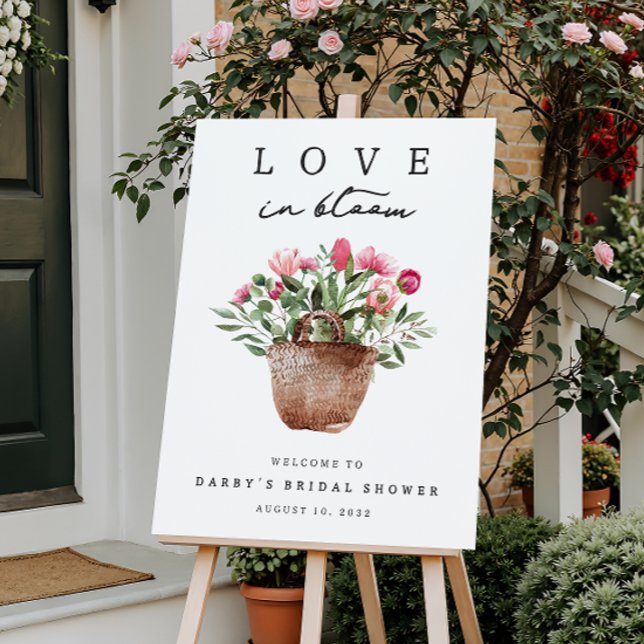Love in Bloom Bridal Shower Welcome Sign (Creator Uploaded)