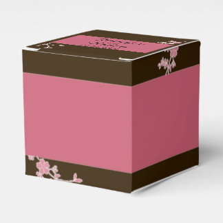 Love in Bloom Cherry Blossoms Wedding Favor Box