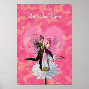 Love In Bloom Fairies Dancing Poster
