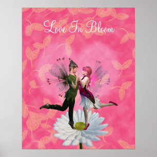 Love In Bloom Fairies Dancing Poster
