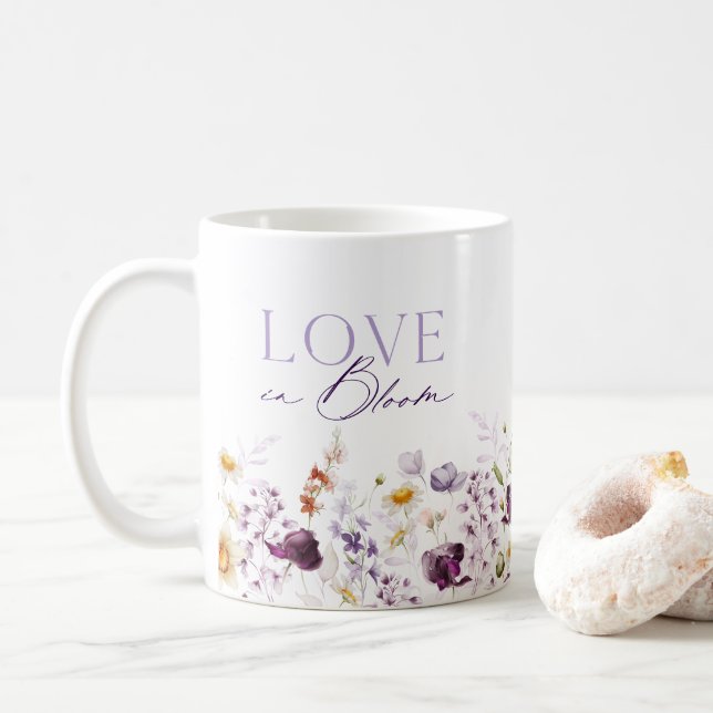 Love in Bloom Floral Classic Mug (With Donut)