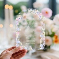 Love In Bloom Floral Pink Purple Bridal Shower