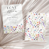 Love in Bloom Floral Spring Summer Bridal Shower Invitation