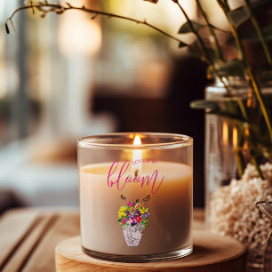 Love In Bloom Floral Wedding Scented Candle